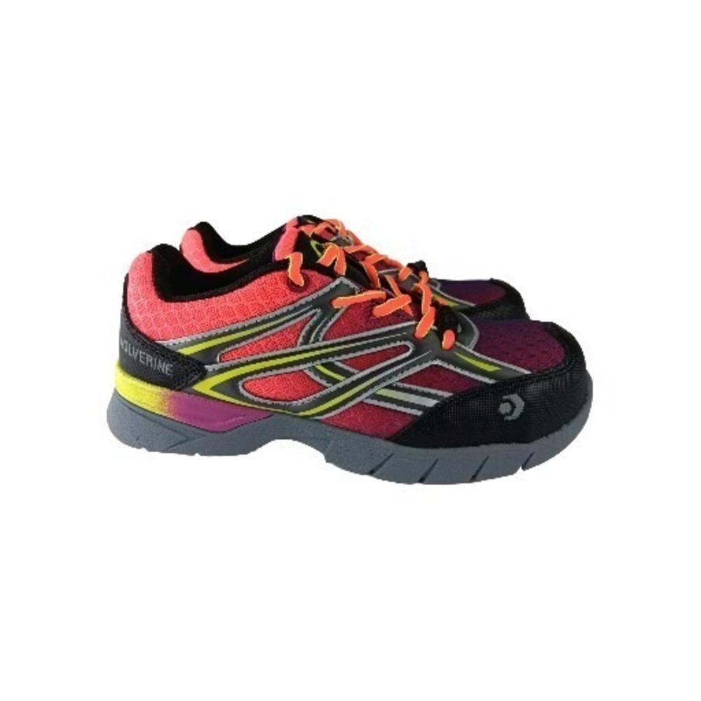 Wolverine Women's Jetstream Carbon Max Steel Toe Athletic Shoes sz 5 Multicolor